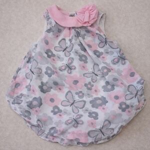 Baby Essentials Romper Puffy Floral Baby Girl Size 3M